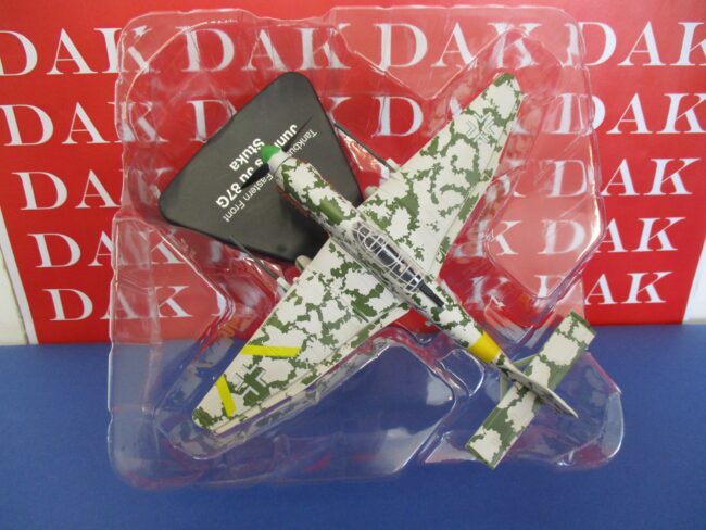 Die cast 1/72 Modellino Aereo Aircraft Junkers Ju 87G Stuka winter camo by Atlas - immagine 4