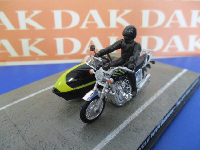 Die cast 1/43 Modellino Moto 007 James Bond Kawasaki Z900 with Sidecar The Spy W