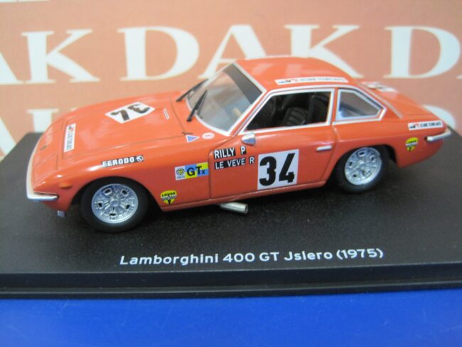 Die cast 1/43 Modellino Auto Lamborghini 400 GT Jslero 24H Le Mans 1975