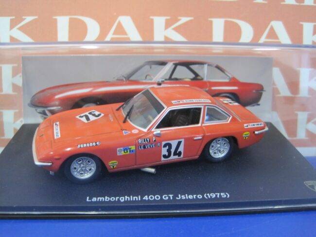 Die cast 1/43 Modellino Auto Lamborghini 400 GT Jslero 24H Le Mans 1975 - immagine 3