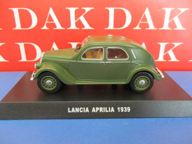 Die cast 1/43 Modellino Auto Carabinieri Lancia Aprilia 1939 verde - immagine 2