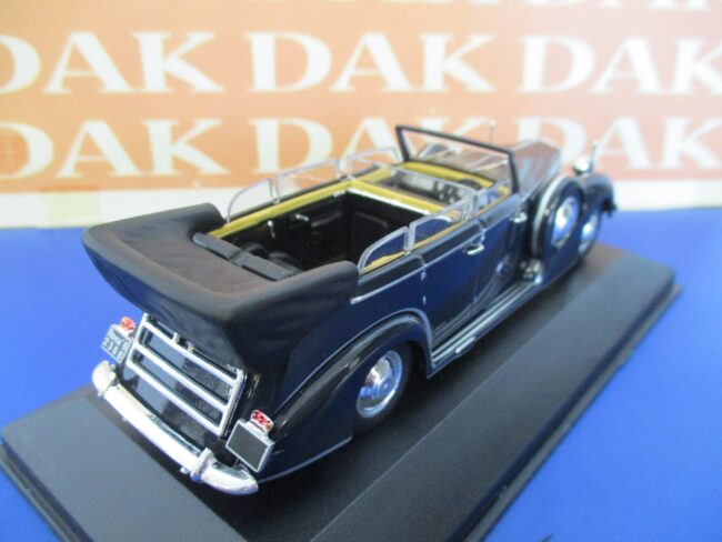 Die cast 1/43 Modellino Auto Lancia Astura IV Serie Ministeriale 1938 Blue - immagine 3