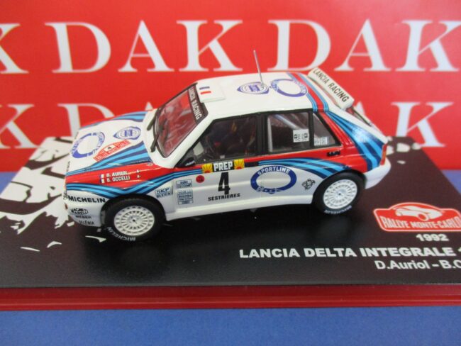 Die cast 1/43 Modellino Auto Lancia Delta Int 16V Rally Monte Carlo 1992 Auriol - immagine 2