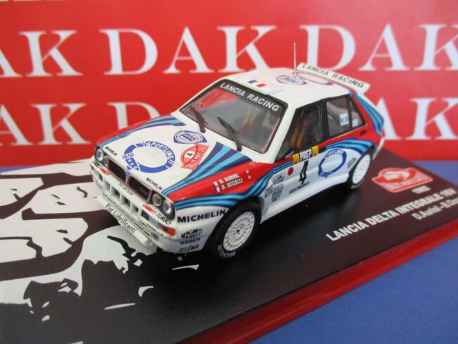 Die cast 1/43 Modellino Auto Lancia Delta Int 16V Rally Monte Carlo 1992 Auriol