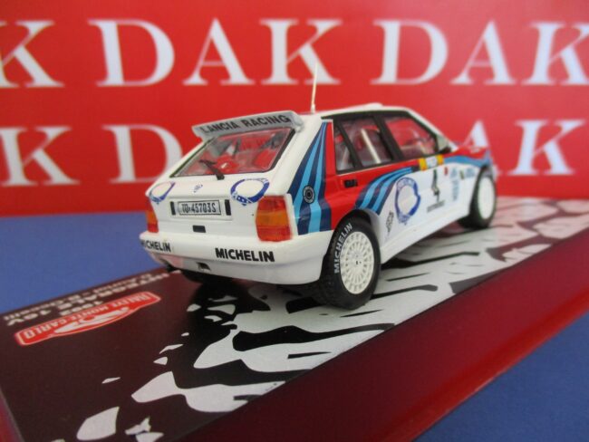 Die cast 1/43 Modellino Auto Lancia Delta Int 16V Rally Monte Carlo 1992 Auriol - immagine 3