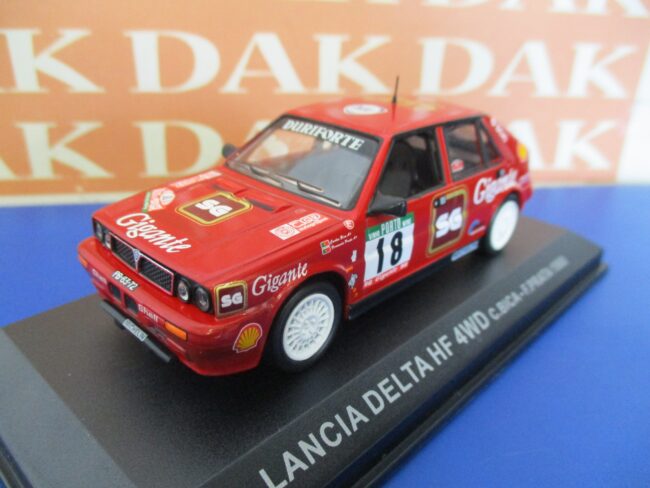 Die cast 1/43 Modellino Auto Lancia Delta HF 4WD Rally Portogallo 1988 C.Bica