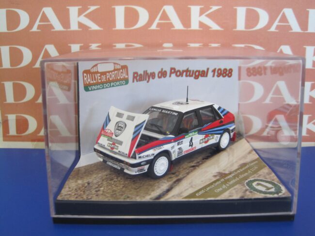 Die cast 1/43 Modellino Auto Lancia Delta Int. 8V Rally Portogallo 1988 Biasion - immagine 3