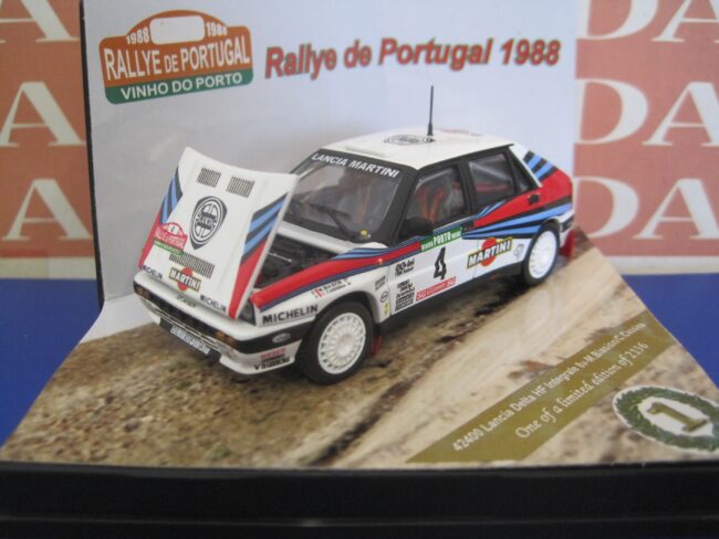 Die cast 1/43 Modellino Auto Lancia Delta Int. 8V Rally Portogallo 1988 Biasion - immagine 2