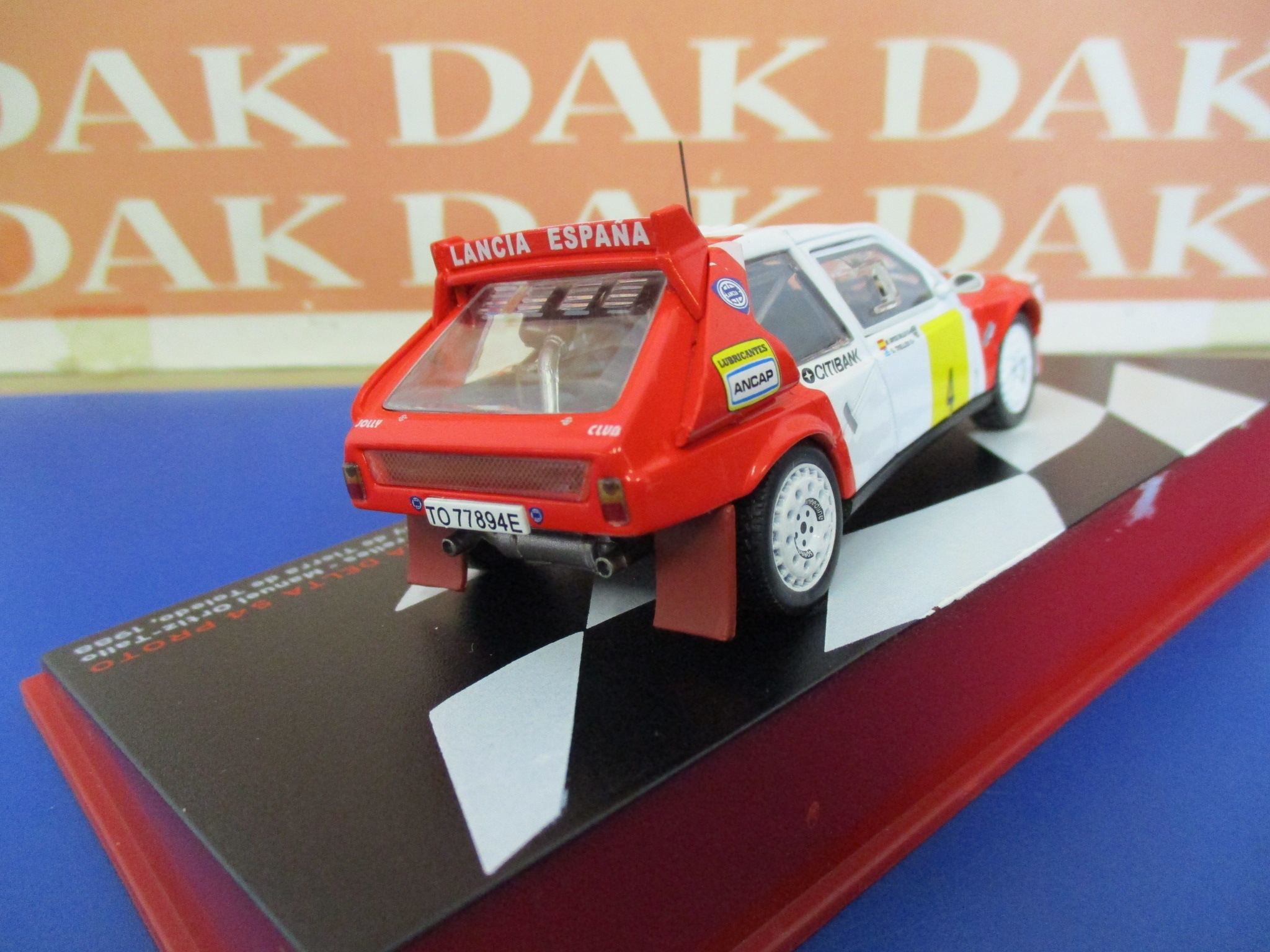 Die cast 1/43 Modellino Auto Lancia Delta S4 Proto Rally Toledo 1988 G ...