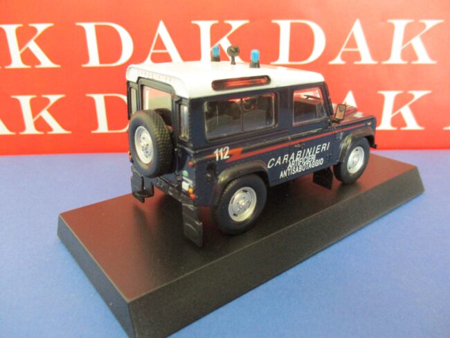 Die cast 1/43 Modellino Auto Carabinieri Land Rover Defender Artificieri 1998 - immagine 3