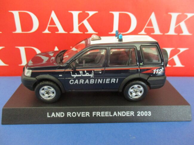 Die cast 1/43 Modellino Auto Carabinieri Land Rover Freelander Iraq 2003