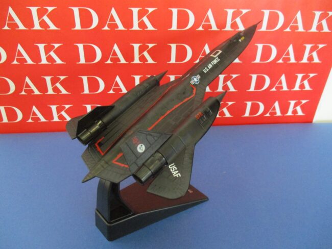 Die cast 1/144 Modellino Aereo Aircraft Lockheed SR-71 Blackbird 972 USAF Atlas - immagine 3