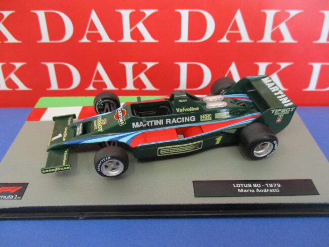 Die cast 1/43 Modellino Auto F1 Lotus 80 Martini 1979 M. Andretti - immagine 2