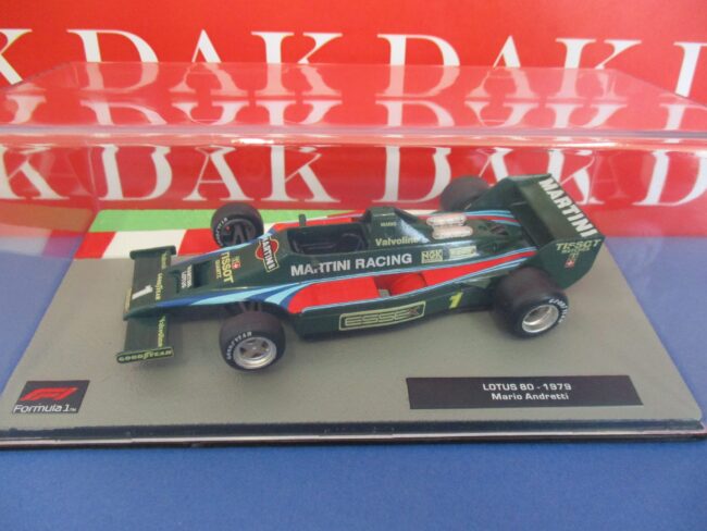 Die cast 1/43 Modellino Auto F1 Lotus 80 Martini 1979 M. Andretti - immagine 4