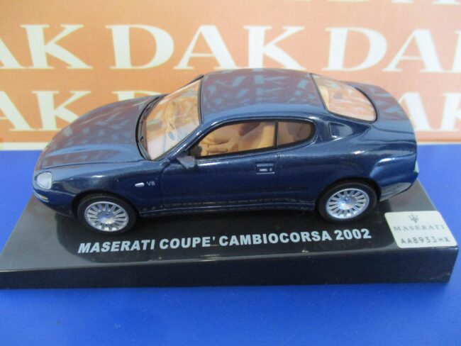 Die cast 1/43 Modellino Auto Maserati Coupe Cambiocorsa 2002 blu met. - immagine 2