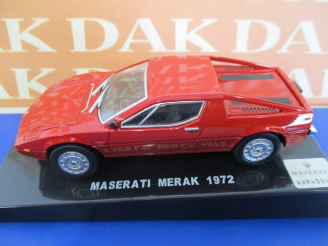 Die cast 1/43 Modellino Auto Maserati Merak 1972 rossa