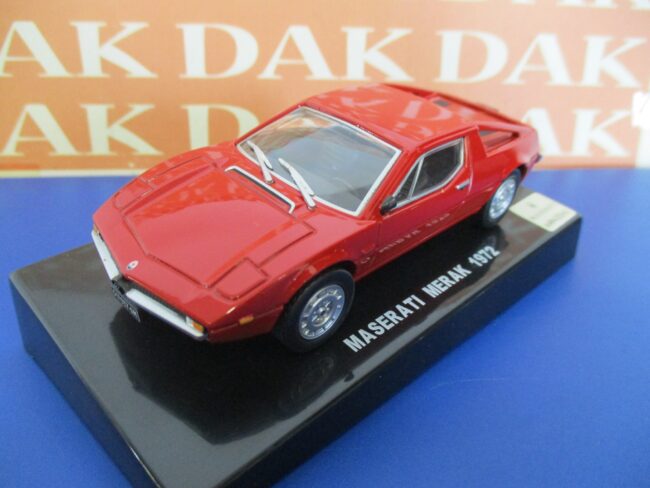 Die cast 1/43 Modellino Auto Maserati Merak 1972 rossa - immagine 2