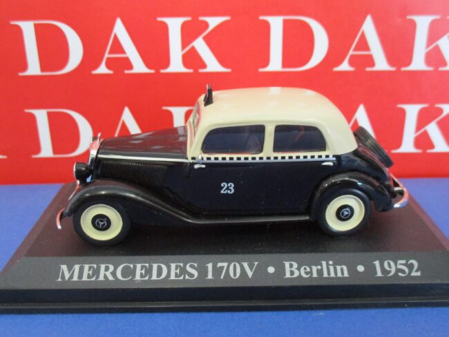 Die cast 1/43 Modellino Auto Taxi Mercedes 170V Berlino 1952 - immagine 2