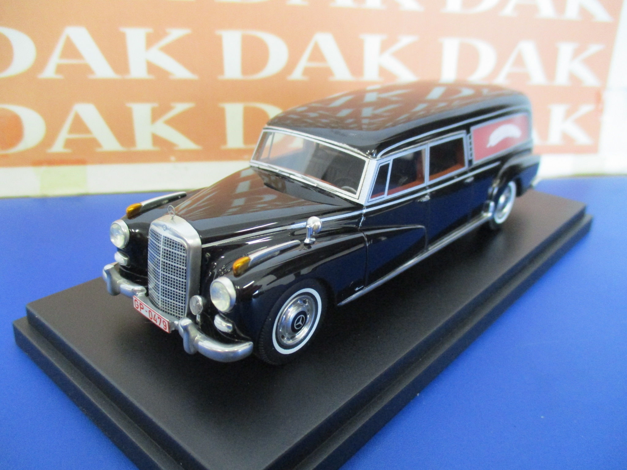 1/43 Modellino Auto Carro Funebre Mercedes 300D (W189) Pollmann Hearse by  BoS