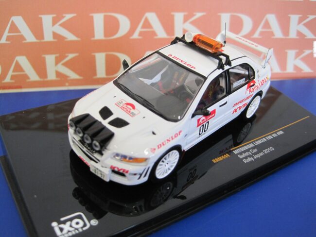 Die cast 1/43 Modellino Auto Mitsubishi Lancer Evo VII Safety Car Rally 2010 - immagine 2