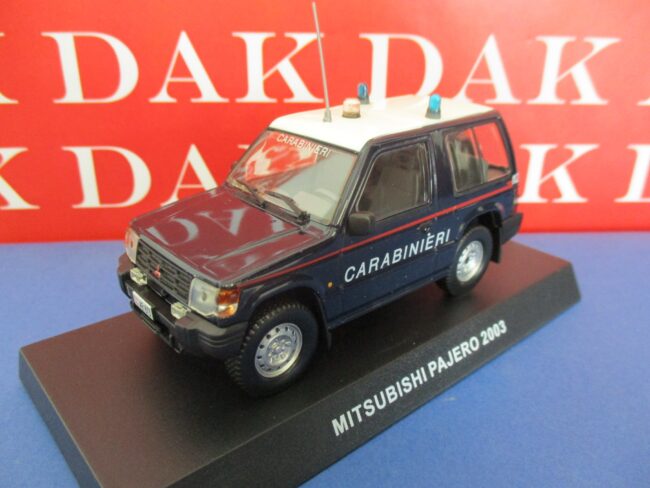 Die cast 1/43 Modellino Auto Carabinieri Mitsubishi Pajero 2003