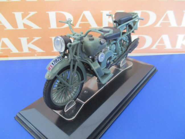 Die cast 1/24 Modellino Moto Guzzi Alce Biposto Regio Esercito by Starline - immagine 2