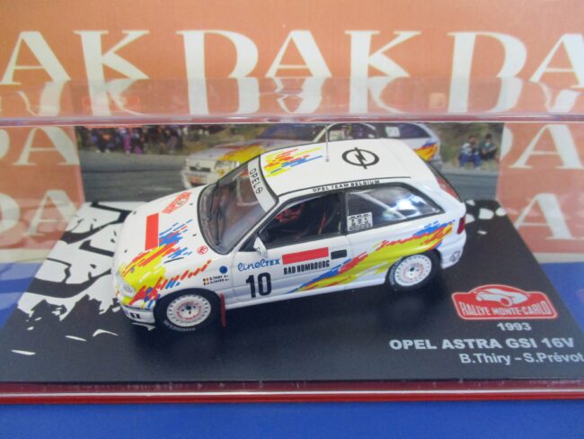 Die cast 1/43 Modellino Auto Opel Astra GSI 16V Rally Monte Carlo 1993 B. Thiry - immagine 4