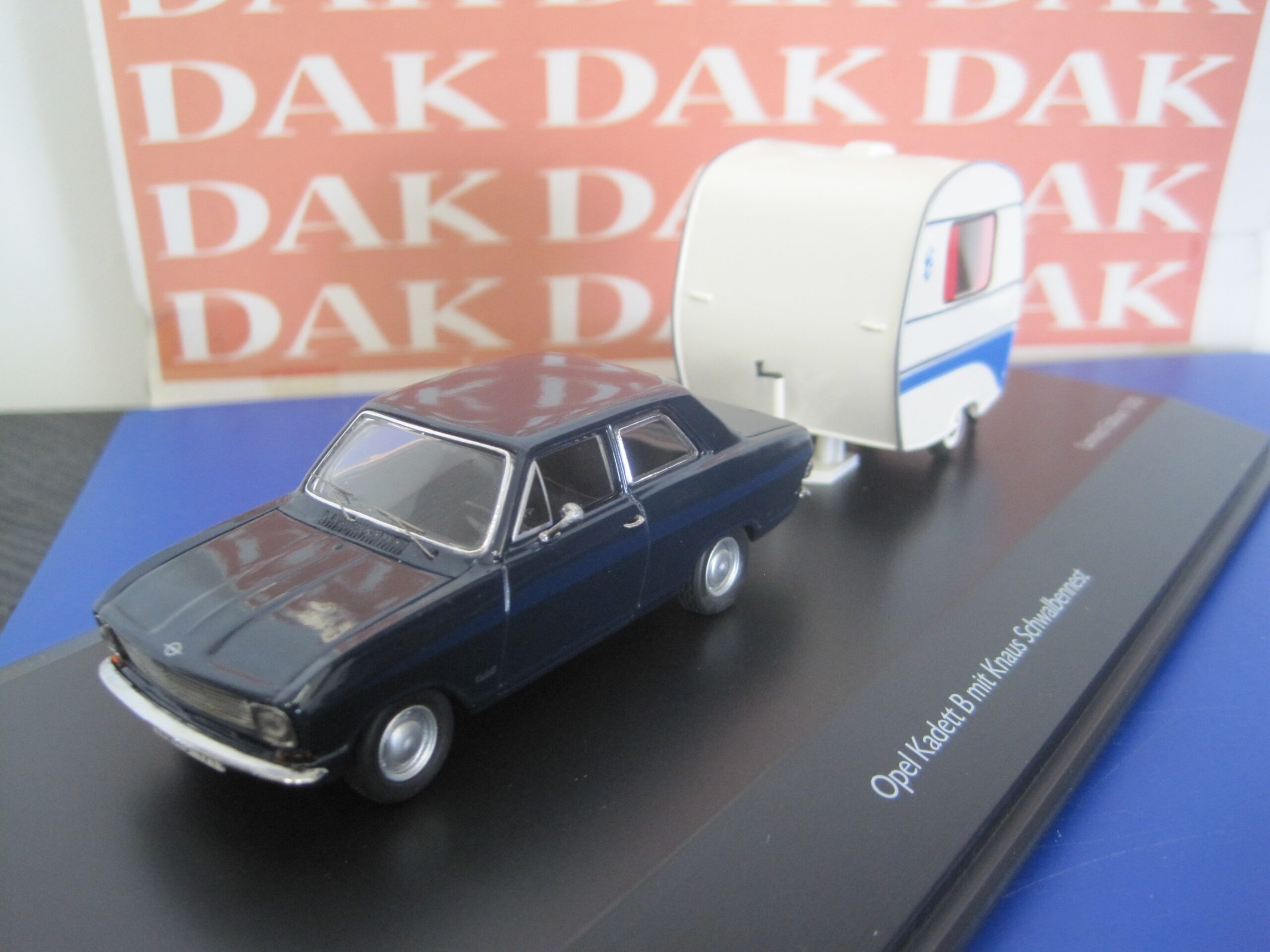 Die Cast 1/43 Modellino Auto Opel Kadett B Con Roulotte Caravan By ...