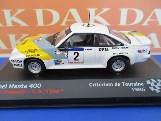 Die cast 1/43 Modellino Auto Opel Manta Rally Criterium Touraine 1985 Frequelin