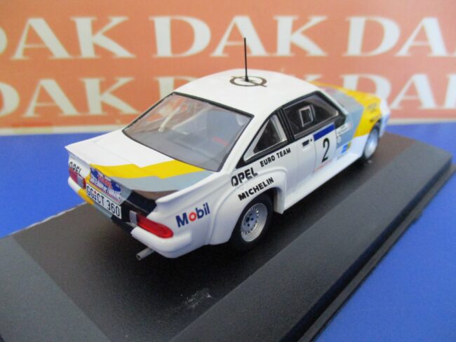 Die cast 1/43 Modellino Auto Opel Manta Rally Criterium Touraine 1985 Frequelin - immagine 3