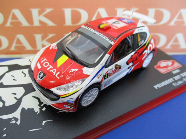 Die cast 1/43 Modellino Auto Peugeot 207 S2000 N4 Rally Monte Carlo 2009 F. Loix - immagine 2