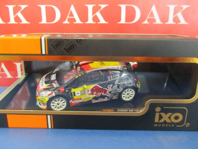 Die cast 1/43 Modellino Auto Peugeot 208 T16 Red Bull Rally Chablais 2017 S.Loeb - immagine 4