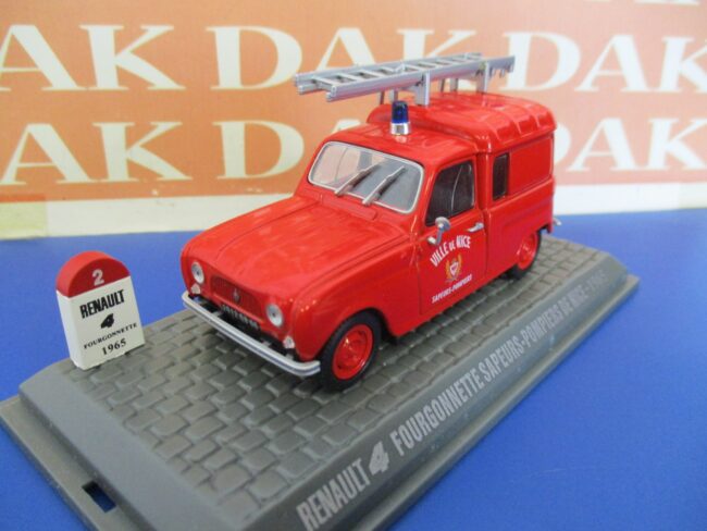 Die cast 1/43 Modellino auto Renault 4 Furgonata Pompieri Nizza 1965 - immagine 2