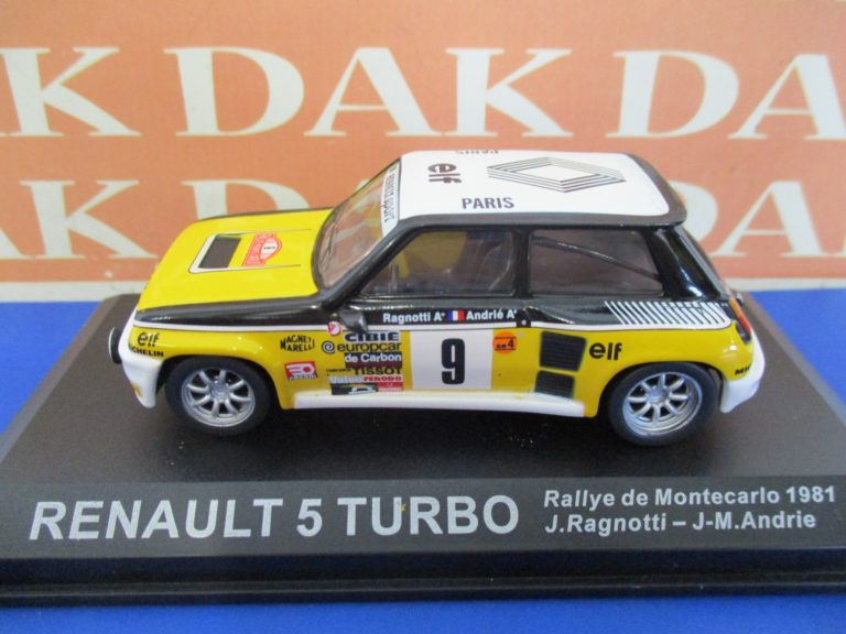 1/43 Renault 11 Turbo No.3 Rally Monte Carlo 1987 J. Ragnotti - G