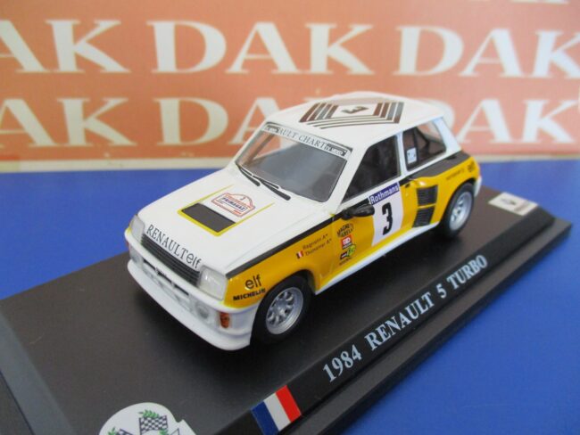 Die cast 1/43 Modellino Auto Renault 5 Turbo Rally Tour de France 1984 Ragnotti - immagine 2