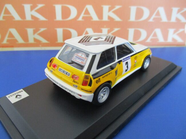 Die cast 1/43 Modellino Auto Renault 5 Turbo Rally Tour de France 1984 Ragnotti - immagine 3