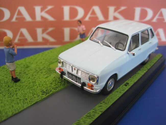 Die cast 1/43 Modellino Auto Diorama La Route Bleue Renault 6 - immagine 2