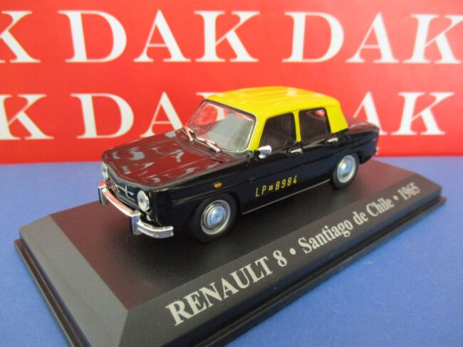 Die cast 1/43 Modellino Auto Taxi Renault 8 Santiago del Chile 1965