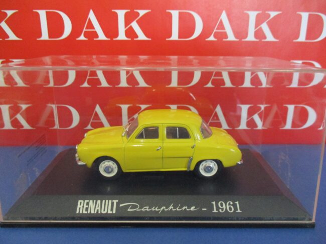 Die cast 1/43 Modellino Auto Renault Dauphine 1961 gialla - immagine 4