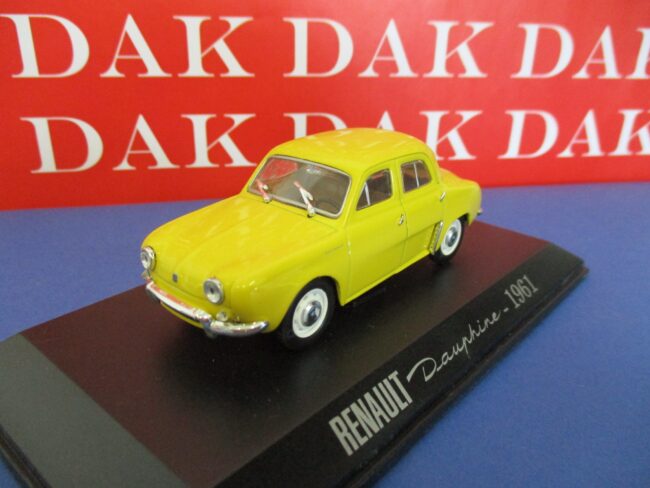 Die cast 1/43 Modellino Auto Renault Dauphine 1961 gialla