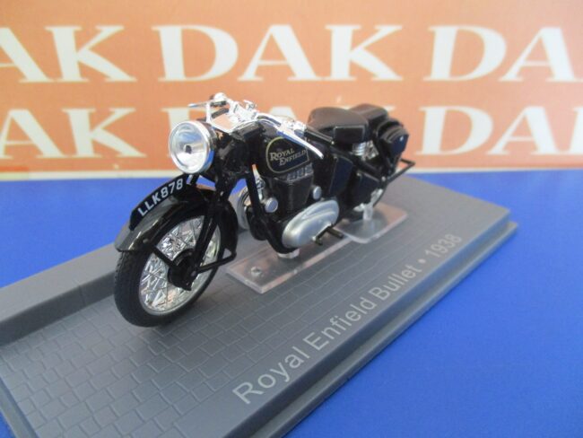 Die cast 1/24 Modellino Moto Royal Enfield Bullet 1938 - immagine 2