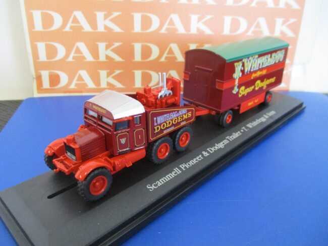 Die cast 1/76 Modellino Camion Scammell Pionier & Dodgem Trailer T.Whitelegg &