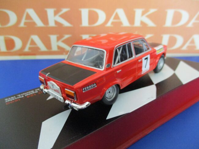 Die cast 1/43 Modellino Auto Seat 124 1600 Criterium Baviera 1972 S. Canellas - immagine 3