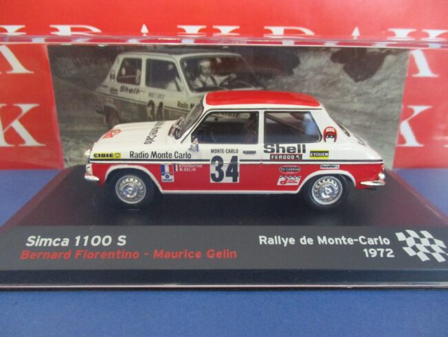 Die cast 1/43 Modellino Auto Simca 1100 S Rally Monte Carlo 1972 B. Fiorentino - immagine 4