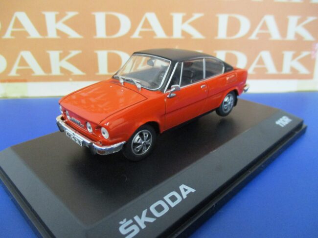 Die cast 1/43 Modellino Auto Skoda 110R Coupe 1980 racing red by Abrex