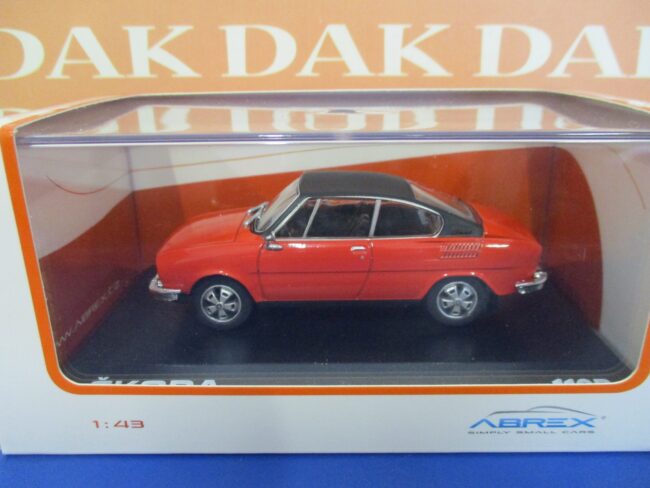 Die cast 1/43 Modellino Auto Skoda 110R Coupe 1980 racing red by Abrex - immagine 4