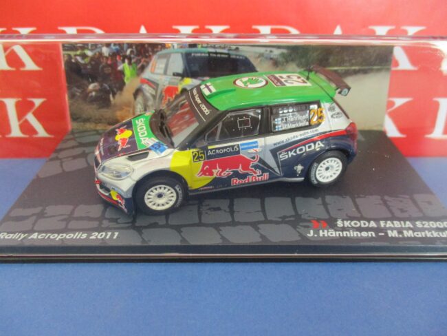 Die cast 1/43 Modellino Auto Skoda Fabia S2000 Evo 2 Rally Acropolis 2011 - immagine 4