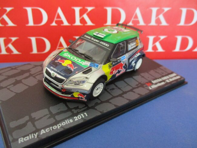 Die cast 1/43 Modellino Auto Skoda Fabia S2000 Evo 2 Rally Acropolis 2011