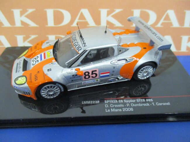 Die cast 1/43 Modellino Auto Spyker C8 Spyder GT2R N85 24H Le Mans 2006 by Ixo - immagine 2