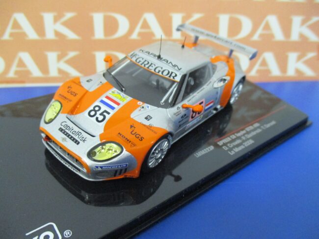 Die cast 1/43 Modellino Auto Spyker C8 Spyder GT2R N85 24H Le Mans 2006 by Ixo